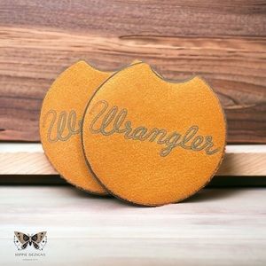 Wrangler Neoprene Car Coaster 2 Pack
